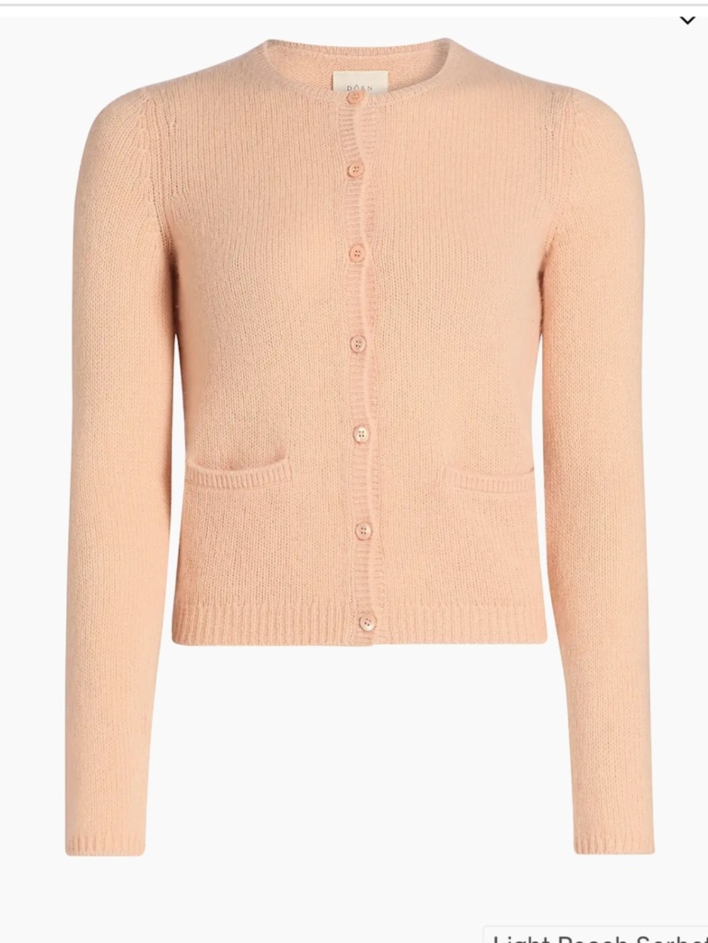 NWT Doen Thea Cashmere cardigan